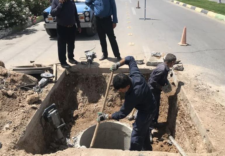 حادثه دو منهول فاضلاب2